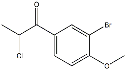 1-(3-bromo-4-methoxyphenyl)-2-chloropropan-1-one