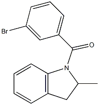 1-(3-bromobenzoyl)-2-methylindoline