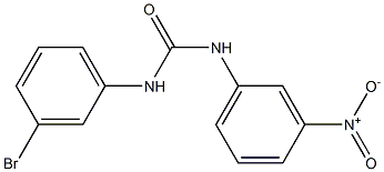 1-(3-bromophenyl)-3-(3-nitrophenyl)urea Structure