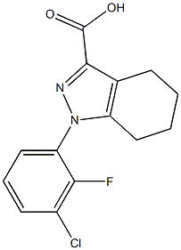 1-(3-chloro-2-fluorophenyl)-4,5,6,7-tetrahydro-1H-indazole-3-carboxylic acid