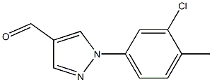 1-(3-chloro-4-methylphenyl)-1H-pyrazole-4-carbaldehyde Structure