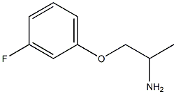 1-(3-fluorophenoxy)propan-2-amine Structure