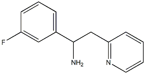 1-(3-fluorophenyl)-2-(pyridin-2-yl)ethan-1-amine Structure