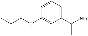 1-(3-isobutoxyphenyl)ethanamine 化学構造式