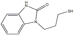 1-(3-mercaptopropyl)-1,3-dihydro-2H-benzimidazol-2-one 结构式