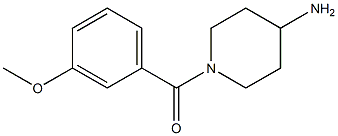 1-(3-methoxybenzoyl)piperidin-4-amine Struktur