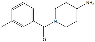 1-(3-methylbenzoyl)piperidin-4-amine Structure