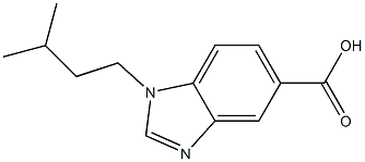 1-(3-methylbutyl)-1H-1,3-benzodiazole-5-carboxylic acid|