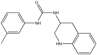 1-(3-methylphenyl)-3-1,2,3,4-tetrahydroquinolin-3-ylurea