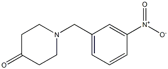 1-(3-nitrobenzyl)piperidin-4-one,,结构式