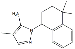 1-(4,4-dimethyl-1,2,3,4-tetrahydronaphthalen-1-yl)-4-methyl-1H-pyrazol-5-amine