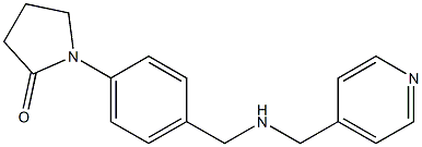 1-(4-{[(pyridin-4-ylmethyl)amino]methyl}phenyl)pyrrolidin-2-one|