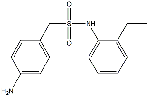 1-(4-aminophenyl)-N-(2-ethylphenyl)methanesulfonamide Structure