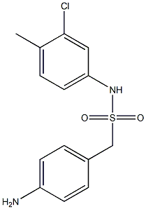 1-(4-aminophenyl)-N-(3-chloro-4-methylphenyl)methanesulfonamide