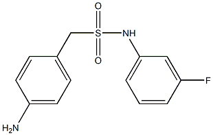  1-(4-aminophenyl)-N-(3-fluorophenyl)methanesulfonamide