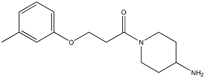 1-(4-aminopiperidin-1-yl)-3-(3-methylphenoxy)propan-1-one