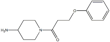 1-(4-aminopiperidin-1-yl)-3-phenoxypropan-1-one Structure