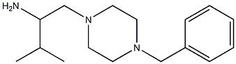1-(4-benzylpiperazin-1-yl)-3-methylbutan-2-amine Structure