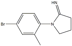 1-(4-bromo-2-methylphenyl)pyrrolidin-2-imine
