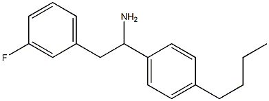 1-(4-butylphenyl)-2-(3-fluorophenyl)ethan-1-amine
