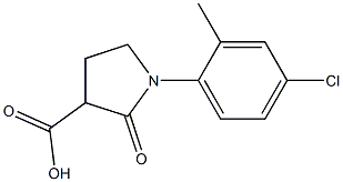 1-(4-chloro-2-methylphenyl)-2-oxopyrrolidine-3-carboxylic acid