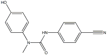 1-(4-cyanophenyl)-3-(4-hydroxyphenyl)-3-methylurea|