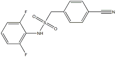 1-(4-cyanophenyl)-N-(2,6-difluorophenyl)methanesulfonamide