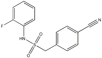 1-(4-cyanophenyl)-N-(2-fluorophenyl)methanesulfonamide