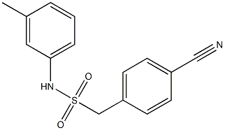 1-(4-cyanophenyl)-N-(3-methylphenyl)methanesulfonamide