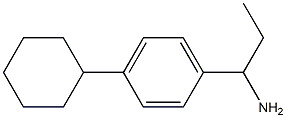 1-(4-cyclohexylphenyl)propan-1-amine Structure