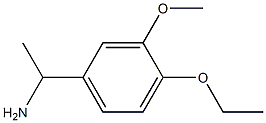1-(4-ethoxy-3-methoxyphenyl)ethanamine,,结构式
