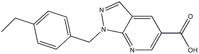  1-(4-ethylbenzyl)-1H-pyrazolo[3,4-b]pyridine-5-carboxylic acid