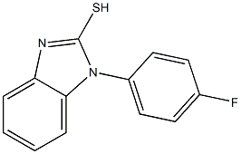 1-(4-fluorophenyl)-1H-1,3-benzodiazole-2-thiol Struktur