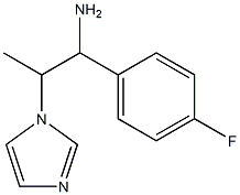 1-(4-fluorophenyl)-2-(1H-imidazol-1-yl)propan-1-amine Structure