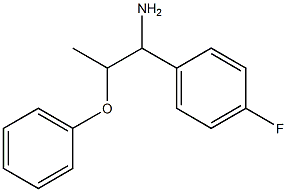 1-(4-fluorophenyl)-2-phenoxypropan-1-amine Struktur