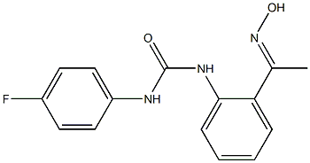 1-(4-fluorophenyl)-3-{2-[1-(hydroxyimino)ethyl]phenyl}urea