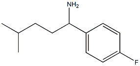 1-(4-fluorophenyl)-4-methylpentan-1-amine