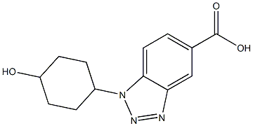  1-(4-hydroxycyclohexyl)-1H-1,2,3-benzotriazole-5-carboxylic acid