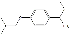 1-(4-isobutoxyphenyl)propan-1-amine Structure