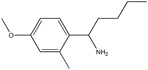 1-(4-methoxy-2-methylphenyl)pentan-1-amine Structure