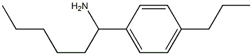1-(4-propylphenyl)hexan-1-amine Struktur