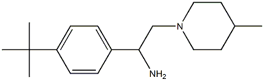 1-(4-tert-butylphenyl)-2-(4-methylpiperidin-1-yl)ethan-1-amine Structure