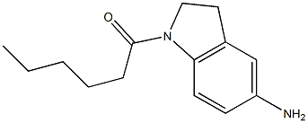 1-(5-amino-2,3-dihydro-1H-indol-1-yl)hexan-1-one