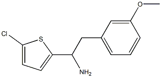 1-(5-chlorothiophen-2-yl)-2-(3-methoxyphenyl)ethan-1-amine