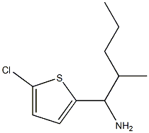 1-(5-chlorothiophen-2-yl)-2-methylpentan-1-amine Structure