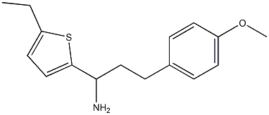 1-(5-ethylthiophen-2-yl)-3-(4-methoxyphenyl)propan-1-amine