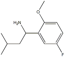 1-(5-fluoro-2-methoxyphenyl)-3-methylbutan-1-amine