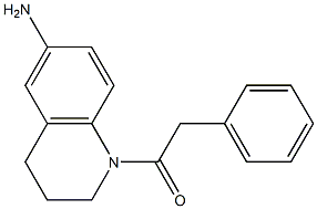 1-(6-amino-1,2,3,4-tetrahydroquinolin-1-yl)-2-phenylethan-1-one Structure