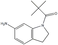 1-(6-amino-2,3-dihydro-1H-indol-1-yl)-2,2-dimethylpropan-1-one|