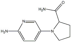 1-(6-aminopyridin-3-yl)pyrrolidine-2-carboxamide|